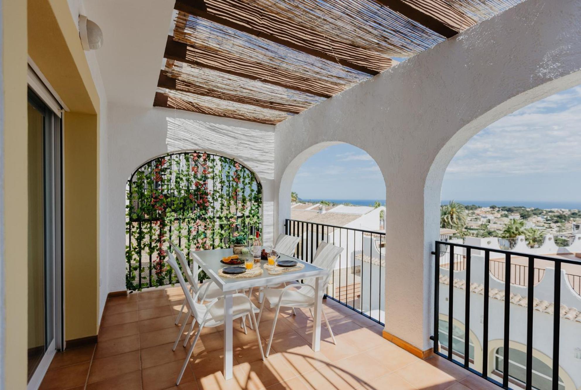 Casa Sunrise - Costa Blanca House With Rooftop, 5 Swimming Pools And Panoramic Sea- And Views At Penon De Ifach Calpe Eksteriør billede